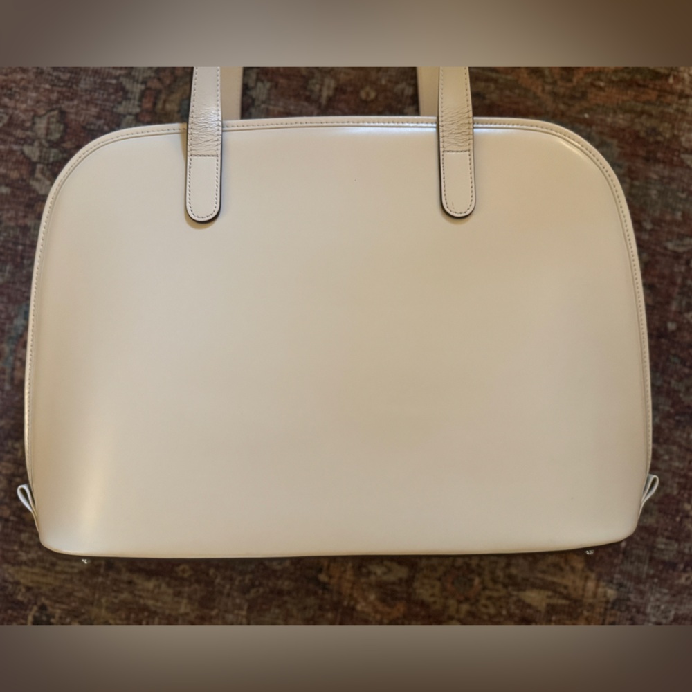 Jack Georges Leather Briefcase Euc - image 3